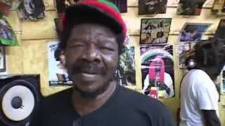 Prince Jazzbo & Ricky Chaplin Meet Green Lion Crew at Tuff Gong Record Shop