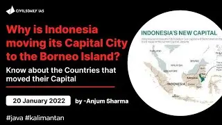 Why is Indonesia moving its Capital City? Everything you need to know | The New Capital | UPSC
