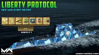 Modern Warships : Liberty Protocol Event Review || Gold Pass || MW