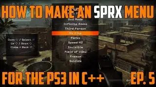 How to Make an SPRX Mod Menu (C++) ep.5 - Scrolling