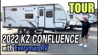 Full Travel Trailer Tour: 2022 KZ Confluence 21MK on Everyman RV