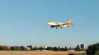 Airbus A320-214, easyJet (HB-JXM), landing in Lisbon from Geneva (EZS76DE) - 09/09/2024