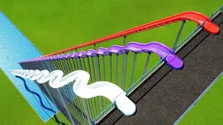 Straight vs Wavy vs ZigZag Water Slide &ndash; Planet Coaster 2