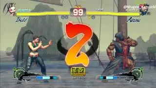NFO SSF4:AE2012 Versus Match! Michael Hurdle(Akuma) Vs. Tengentoppa(Ibuki,Sakura,Rufus)