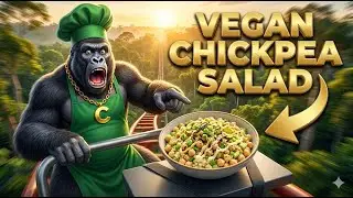 🌱🎢 I Made Vegan Tuna Salad While Riding a Rollercoaster #shorts