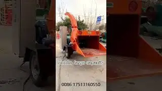 Wood Log crusher Tree branch crusher machine