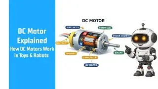 DC Motor Explained | How DC Motors Work in Toys & Robots | Robotics Hardware Basics