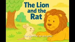 The Lion and the Rat | Gentle Bedtime Story for Kids | Read Aloud | SmartBabyToon Crayon Tales