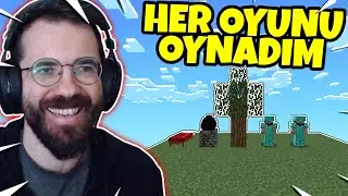 HER OYUNU OYNADIM! DOPDOLU VİDEO Minecraft (BedWars EggWars UHC SurvivalGames SkyWars)