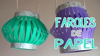 Farolitos de papel para decorar - Candy Bu