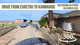Paphos Country Drive From Evretou To Kannaviou Reservoir.