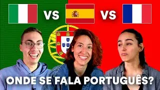🇪🇸 🇫🇷 🇮🇹 Os ESTRANGEIROS conhecem realmente PORTUGAL e a Língua Portuguesa?