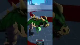 Trex fight Blox fruits #roblox