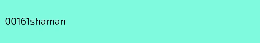 00161shaman
