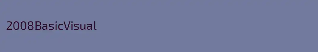 2008BasicVisual