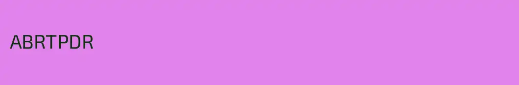 ABRTPDR