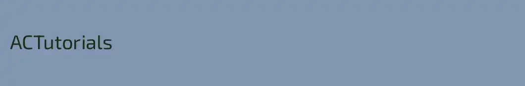 ACTutorials