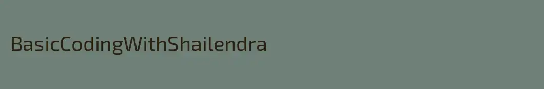 BasicCodingWithShailendra