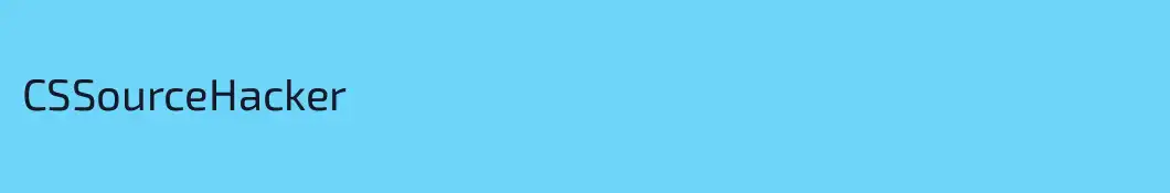 CSSourceHacker