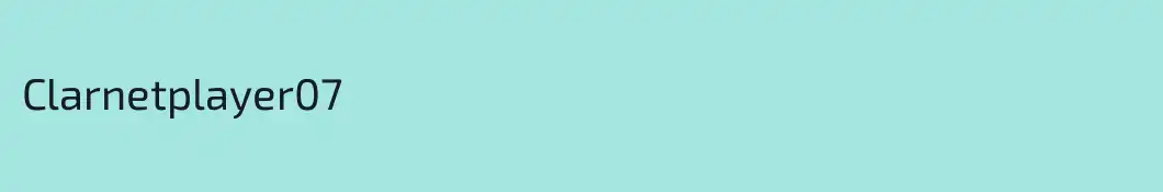 Clarnetplayer07