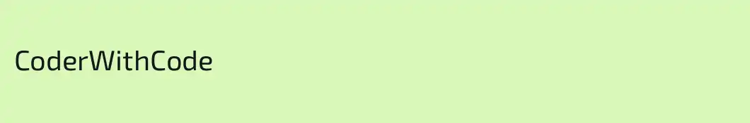 CoderWithCode