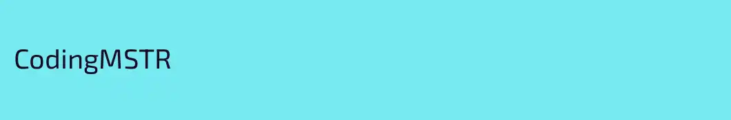 CodingMSTR