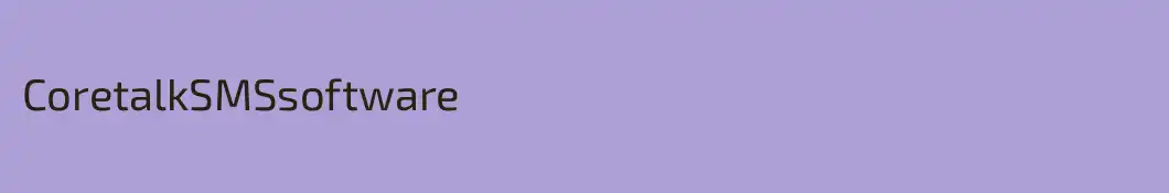 CoretalkSMSsoftware