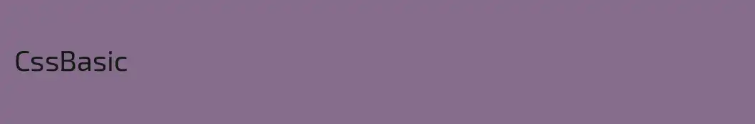 CssBasic