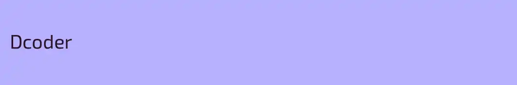 Dcoder
