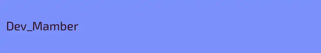 Dev_Mamber