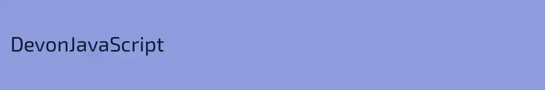 DevonJavaScript
