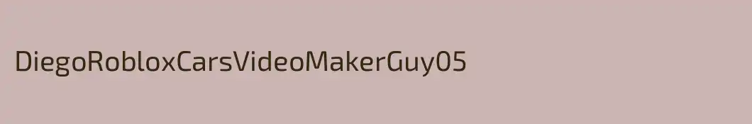 DiegoRobloxCarsVideoMakerGuy05