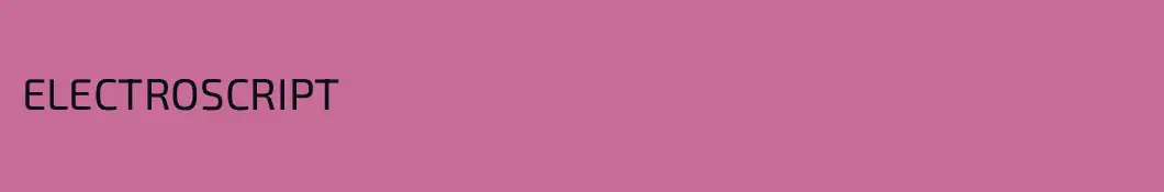 ELECTROSCRIPT