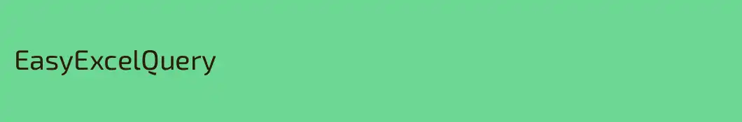 EasyExcelQuery