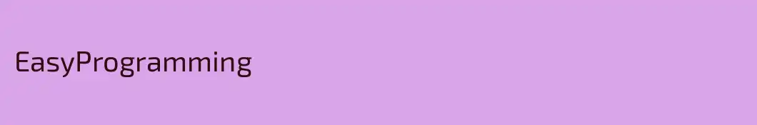 EasyProgramming