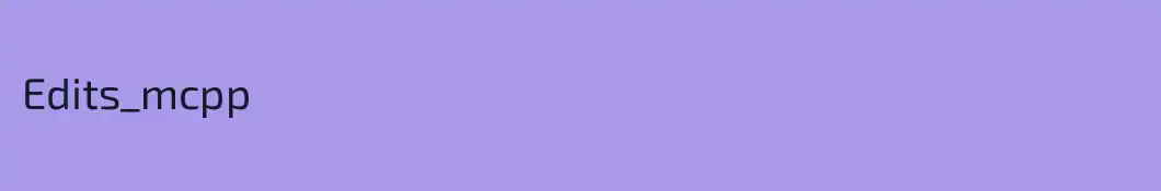 Edits_mcpp