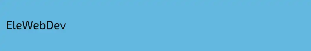 EleWebDev