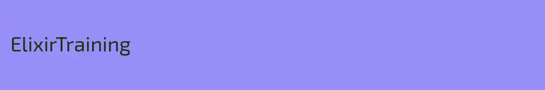 ElixirTraining