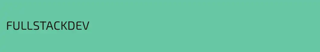 FULLSTACKDEV