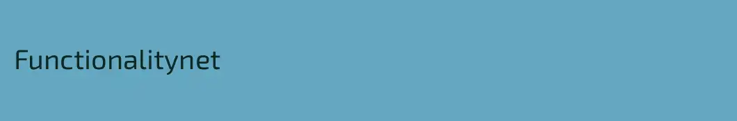 Functionalitynet