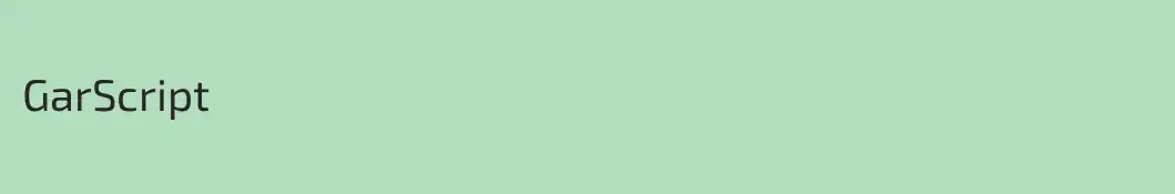 GarScript