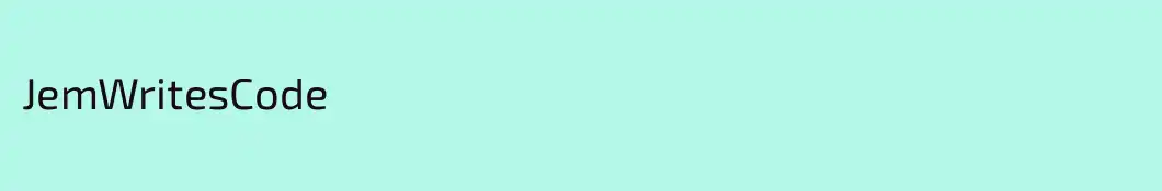 JemWritesCode