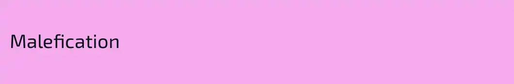 Malefication