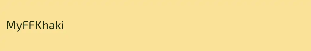 MyFFKhaki