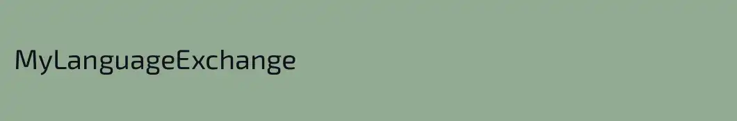 MyLanguageExchange