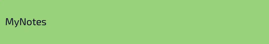 MyNotes