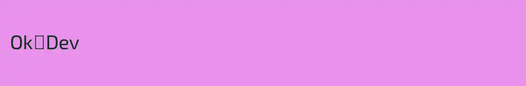 Ok․Dev