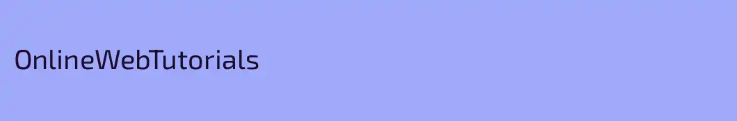 OnlineWebTutorials
