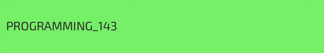 PROGRAMMING_143
