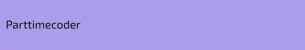 Parttimecoder